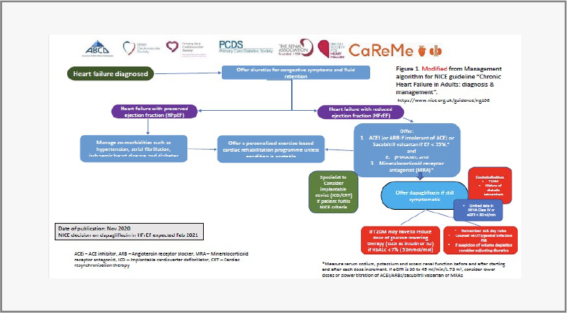 Preview of CaReMe algorithm for chronic heart failure management